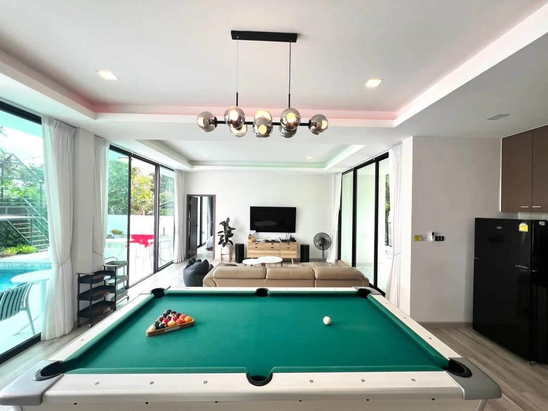 พื้นที่บันเทิงและบาร์บีคิว 168 Garden Pool Villa