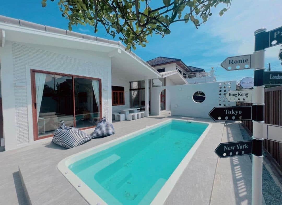 Okinawa poolvilla บางแสน